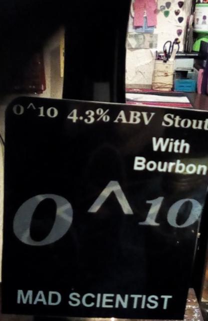 0^10 4.3%, Mad Scientist Brewpub, England