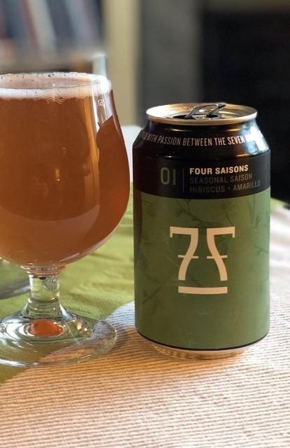 01 Four Saisons Seasonal Saison Hibiscus Amarillo 4.7%, 7 Fjell Bryggeri, Norway