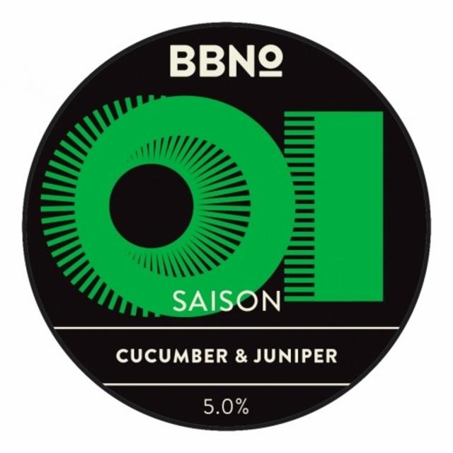 01 Saison - Cucumber & Juniper 5.0%, Brew By Numbers, England