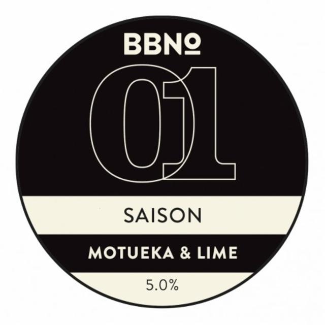 01 Saison - Motueka & Lime 5.0%, Brew By Numbers, England