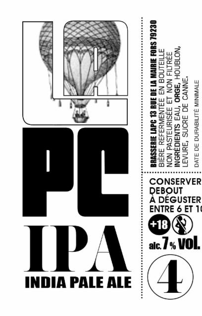 04 IPA 7.0%, Brasserie LaPC, France