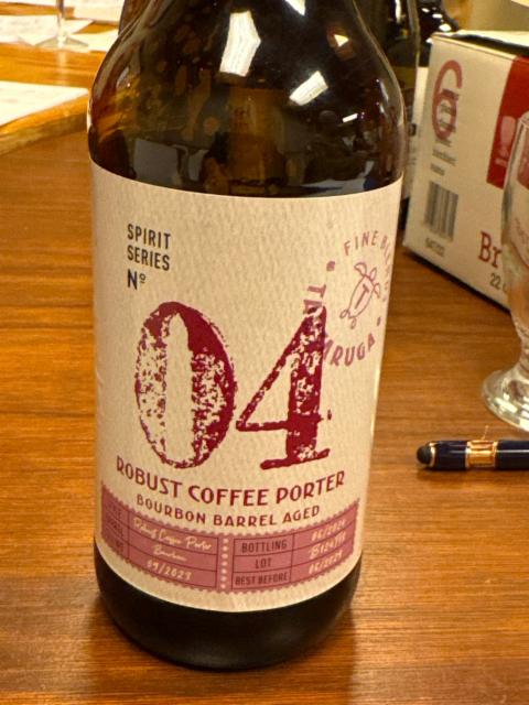 04 robust coffee porter 9.5%, Tartaruga Fine Brewing, Belgium
