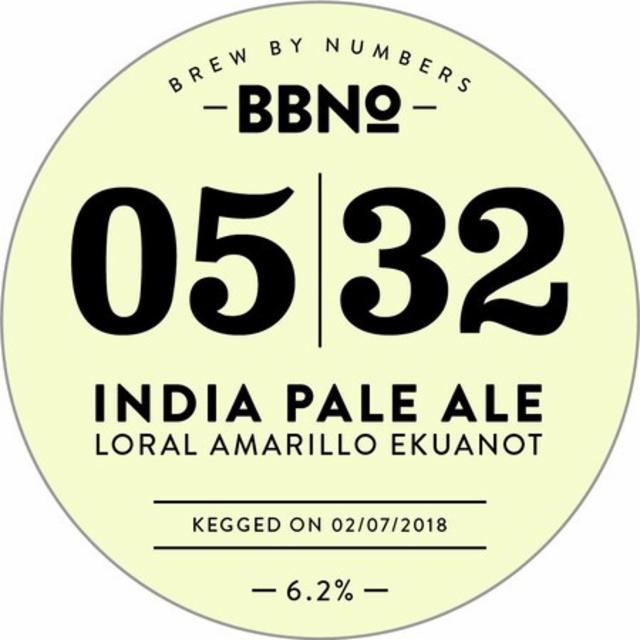 05|32 India Pale Ale - Loral Amarillo Ekuanot 6.2%, Brew By Numbers, England