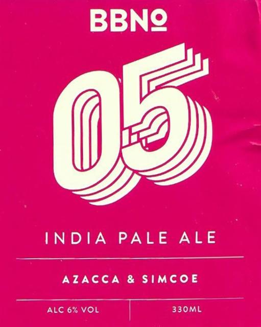 05 India Pale Ale - Azacca & Simcoe 6.0%, Brew By Numbers, England