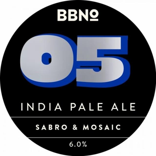 05 India Pale Ale - Sabro & Mosaic 6.0%, Brew By Numbers, England