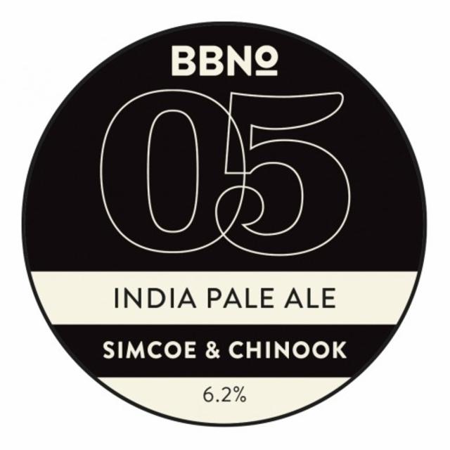 05 India Pale Ale - Simcoe & Chinook 6.2%, Brew By Numbers, England