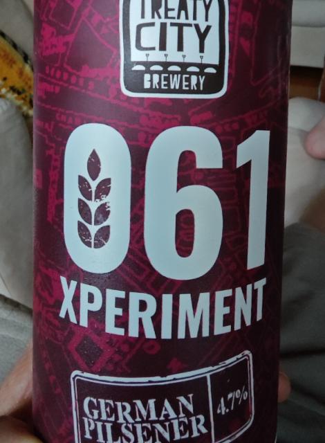 061 Xperiment German Pilsener, Treaty City Brewery