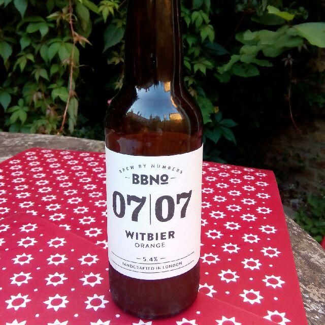 07|07 Witbier - Orange 4.5%, Brew By Numbers, England