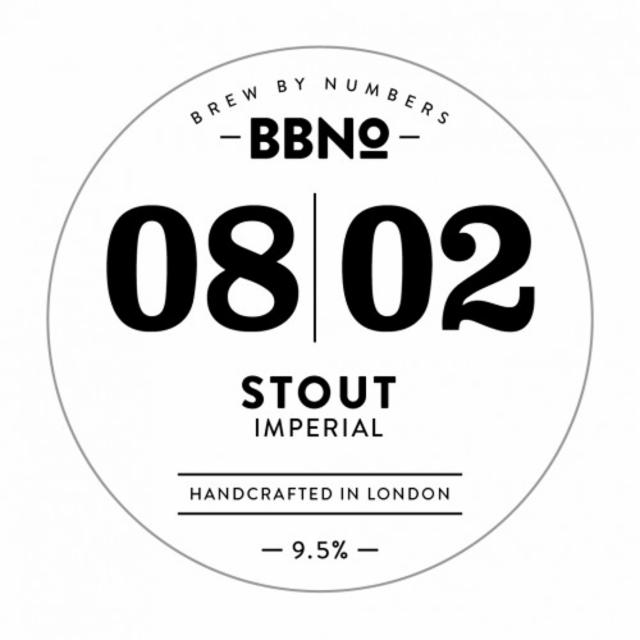 08|02 Stout - Imperial 9.9%, Brew By Numbers, England