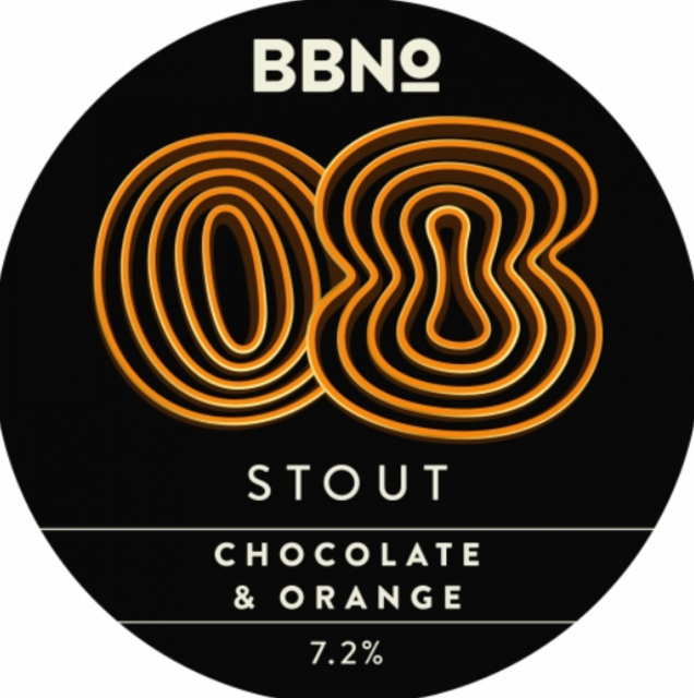 08 Stout - Chocolate & Orange 7.2%, Brew By Numbers, England