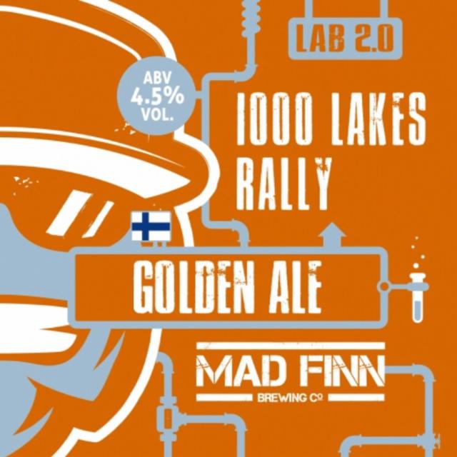 1000 Lakes Rally 4,5%, Mad Finn Brewing Co, Finland