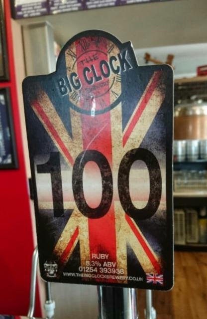 100 5.3%, The Big Clock Brewery, England
