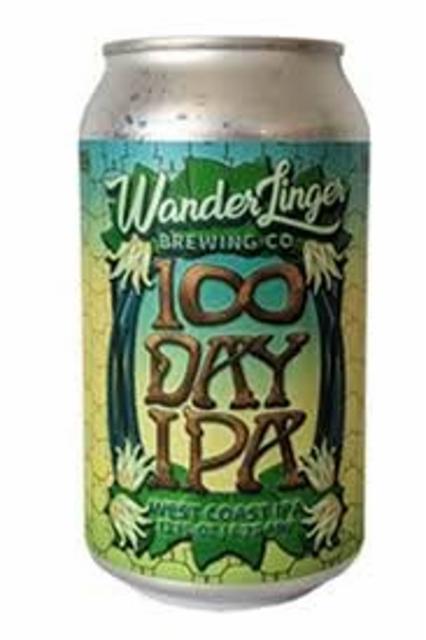 100 day ipa 6.3%, Wanderlinger Brewing Co, United States