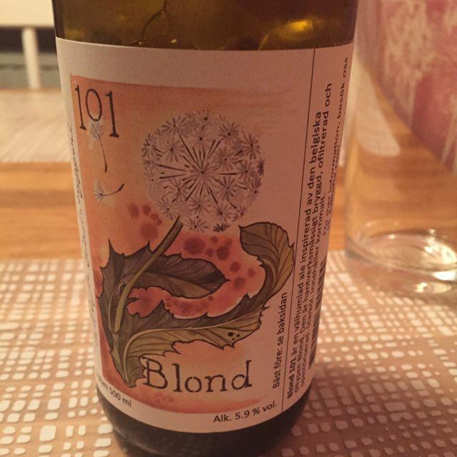 101 Blond 5.9%, Fulltofta Gårdsbryggeri, Sweden