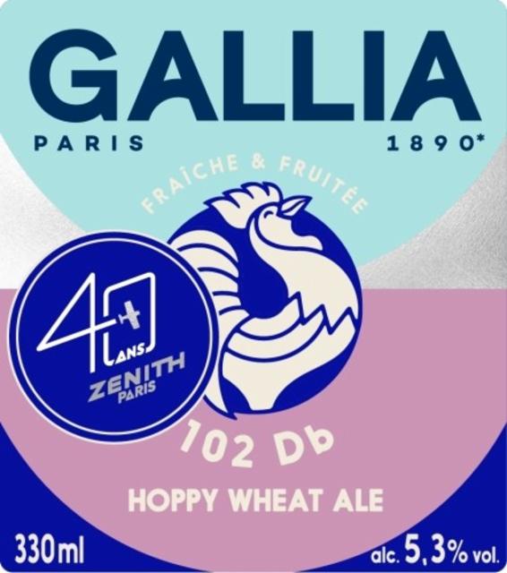 102 dB 5.3%, Gallia Paris (Heineken), France