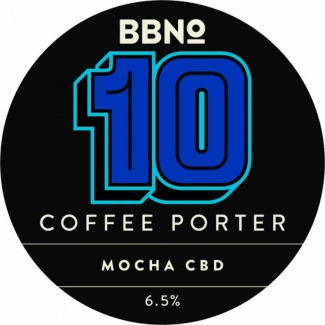 10 Coffee Porter - Mocha CBD 6.5%, Brew By Numbers, England