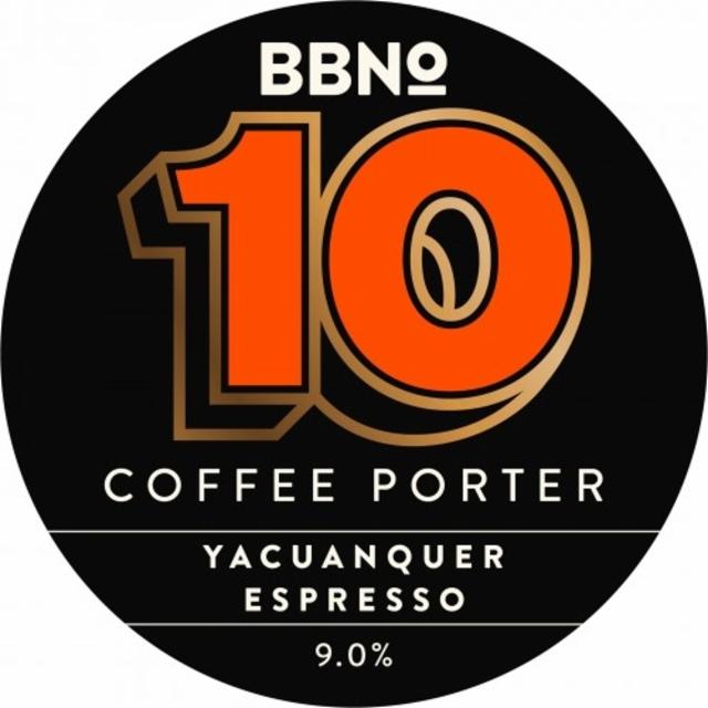 10 Coffee Porter - Yacuanquer Espresso 9.0%, Brew By Numbers, England