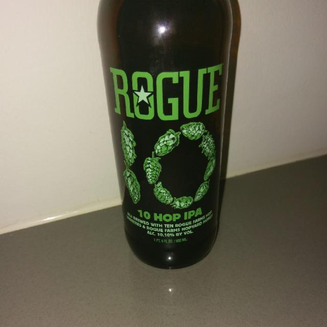 10 Hop IPA 10.1%, Rogue Ales, United States