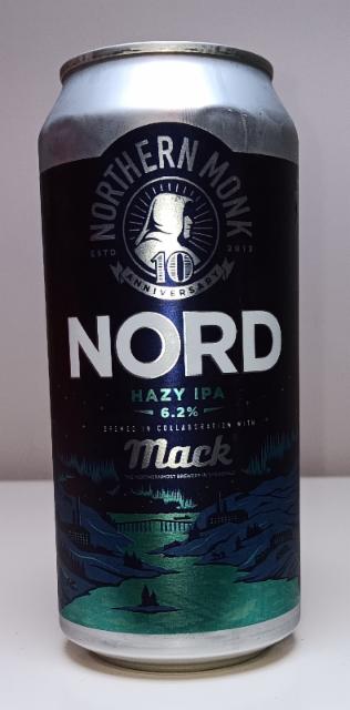 10 th anniversary nord mack 6.2%, Northern Monk Brew Co., England
