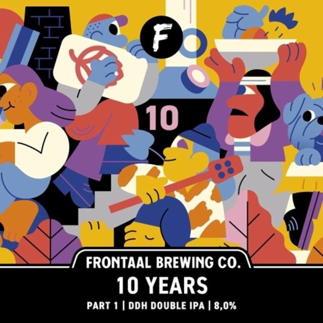 10 Years - Part 1 8.0%, Brouwerij Frontaal, Netherlands