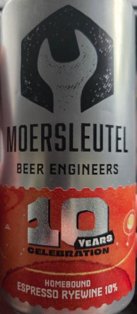 10 years: Homebound 10.0%, Brouwerij De Moersleutel, Netherlands
