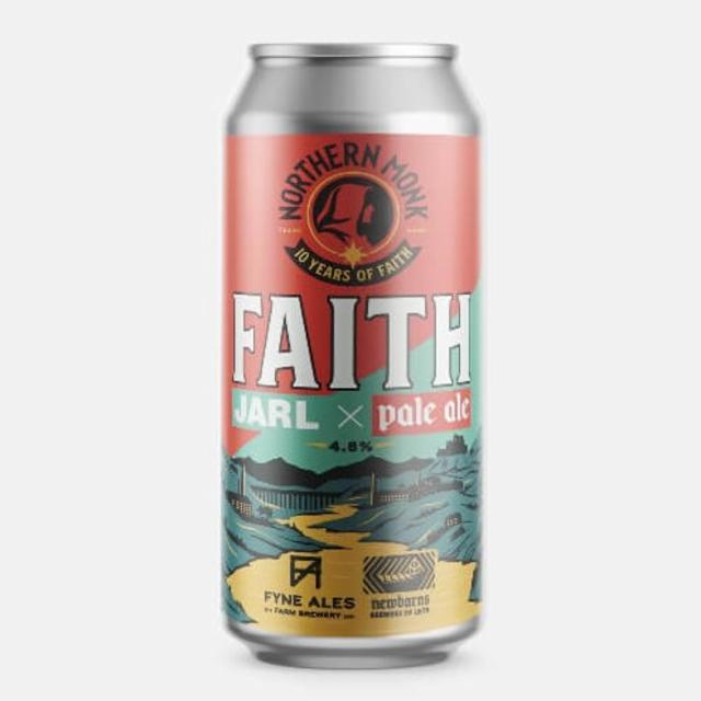10 years of faith - Faith x Jarl x Pale Ale 4.8%, Northern Monk Brew Co., England