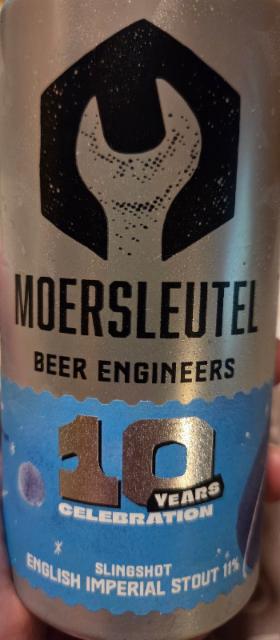 10 years: Slingshot 11.0%, Brouwerij De Moersleutel, Netherlands
