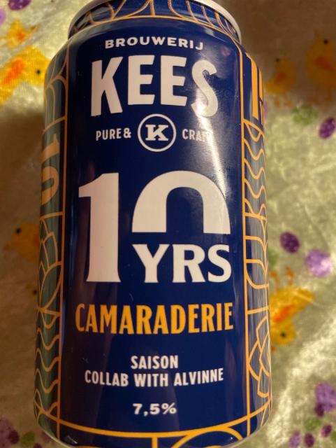 10 yrs camaraderie, Brouwerij Kees
