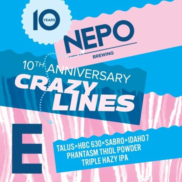 10th Anniversary Crazy Lines 8.2%, Nepo Brewing (Browar Nepomucen), Poland