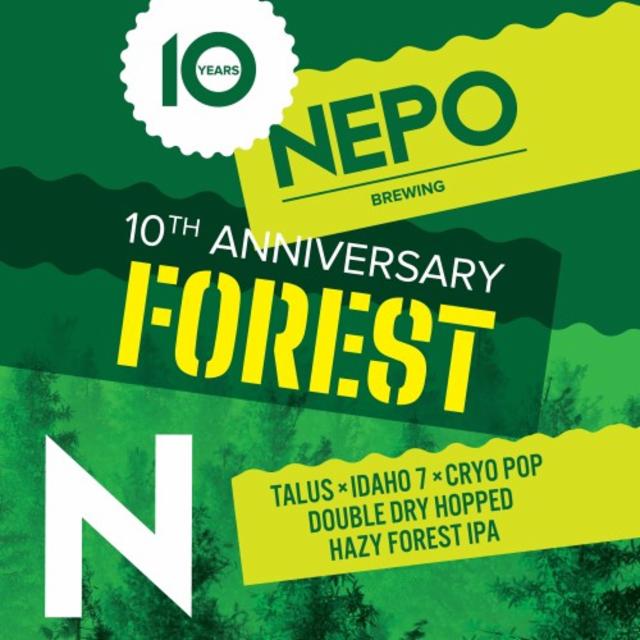 10th Anniversary Forest 6.4%, Nepo Brewing (Browar Nepomucen), Poland