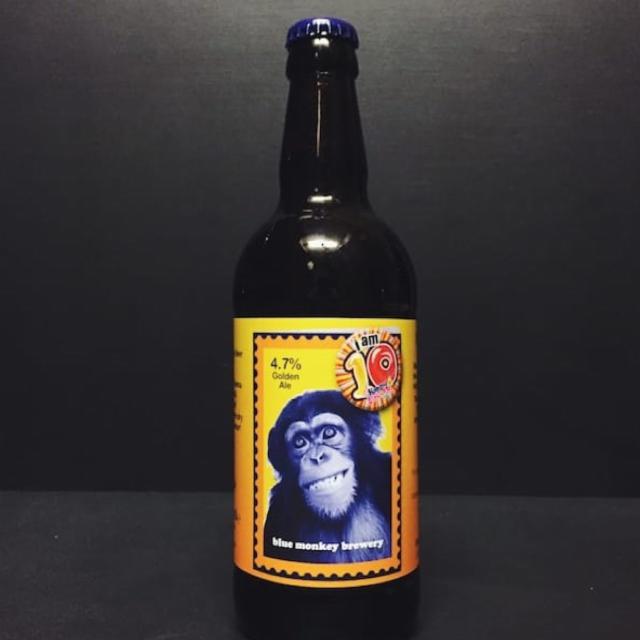 10th Birthday Beer Golden Ale 4.7%, Blue Monkey Brewery, England