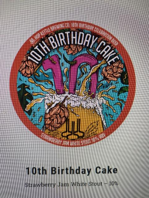 10th Birthday Cake 10.0%, Hop Kettle Brewery, England