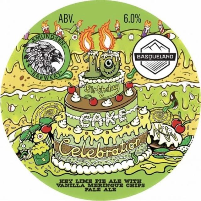 10th Birthday Cake Celebration - Basqueland 6.0%, Amundsen Bryggeri, Norway