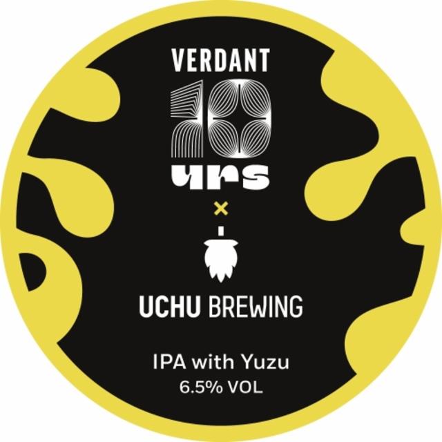 10yrs x Uchu Brewing 6.5%, Verdant Brewing Co., England