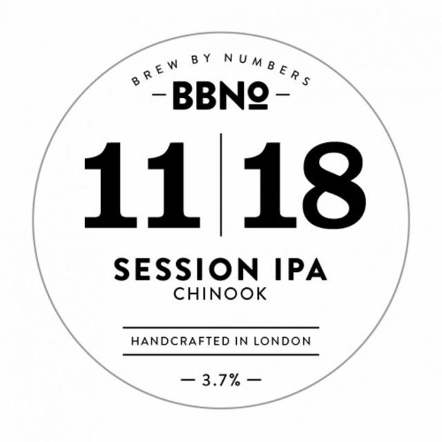 11|18 Session IPA - Chinook 4.2%, Brew By Numbers, England