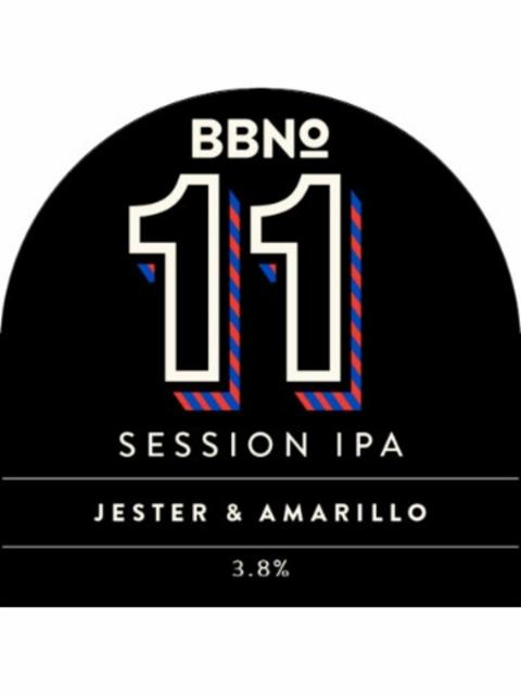 11 Session IPA - Jester & Amarillo 3.8%, Brew By Numbers, England