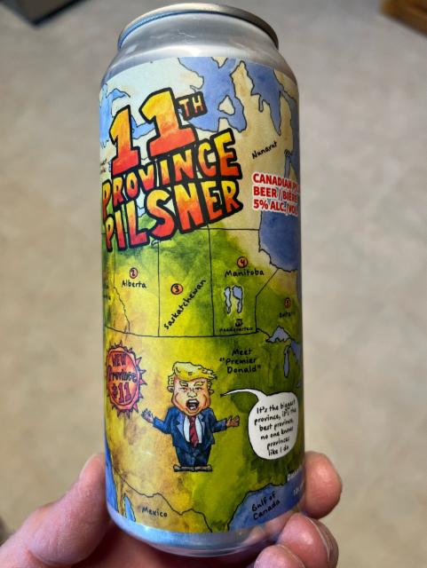 11th Province Pilsner, Dastardly Villain Brewing Company