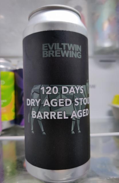 120 Days Dry Aged Stout Barrel Aged 17.5%, Evil Twin Brewing, United States