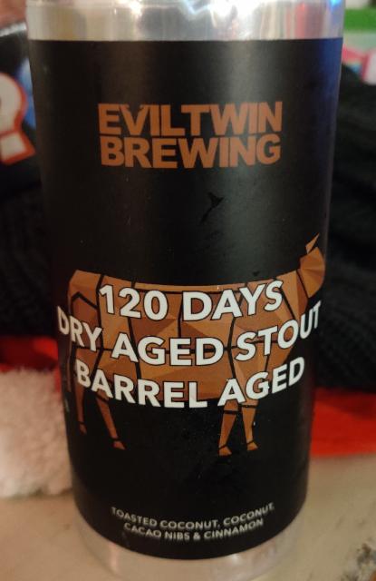 120 days dry aged stout barrel aged with coconut 17.5%, Evil Twin Brewing, United States