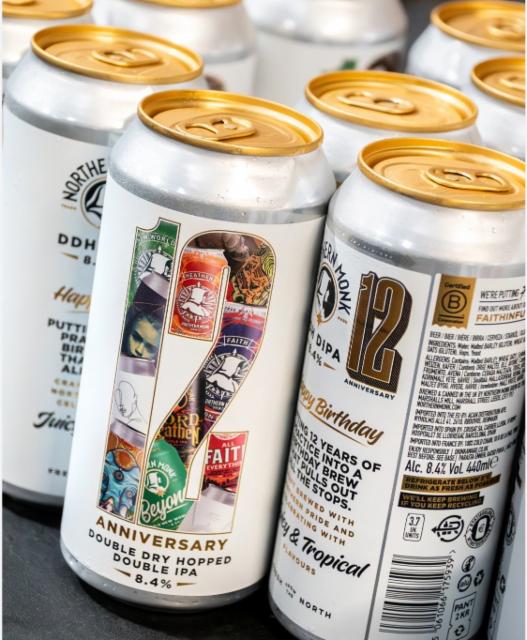 12 Anniversary 8.4%, Northern Monk Brew Co., England