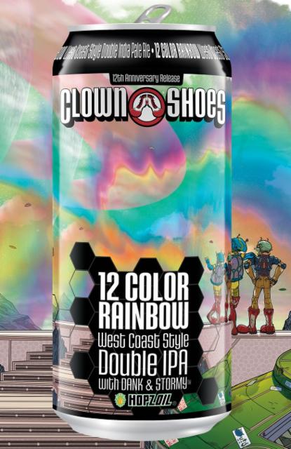 12 color rainbow 8.0%, Clown Shoes, United States