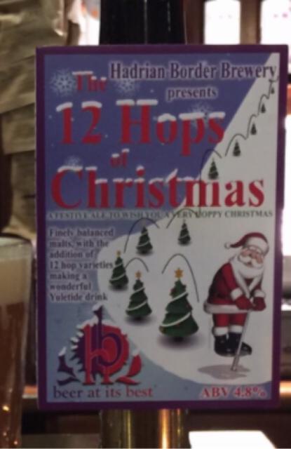 The 12 Hops Of Christmas 4.8%, The Hadrian Border Brewing Co, England