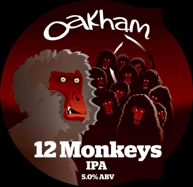 12 Monkeys 5.0%, Oakham Ales, England