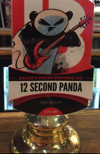 12 Second Panda 6.0%, Baker's Dozen Brewing Co, England