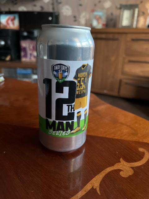 12th Man Series- March 2023 WCIPA 5.5%, Away Days Beer Company, England