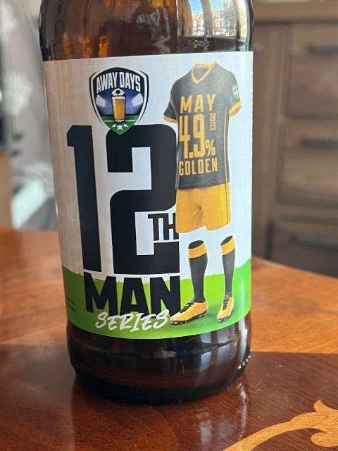 12th Man Series - May 2023 Golden 4.9%, Away Days Beer Company, England