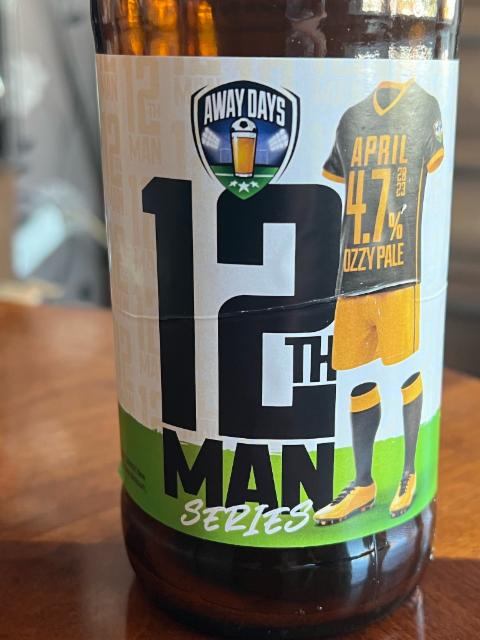 12th Man Series - April 2023 Ozzy Pale 4.7%, Away Days Beer Company, England