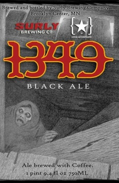 1349 Black Ale 13.5%, Surly Brewing Company, United States