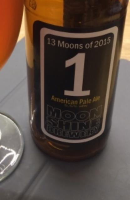 13 Moons # - 1st Moon: American Pale Ale 5.6%, Moonshine Brewery, England