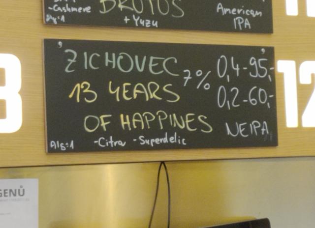 13 Years of Happiness 7.0%, Rodinný Pivovar Zichovec, Czech Republic